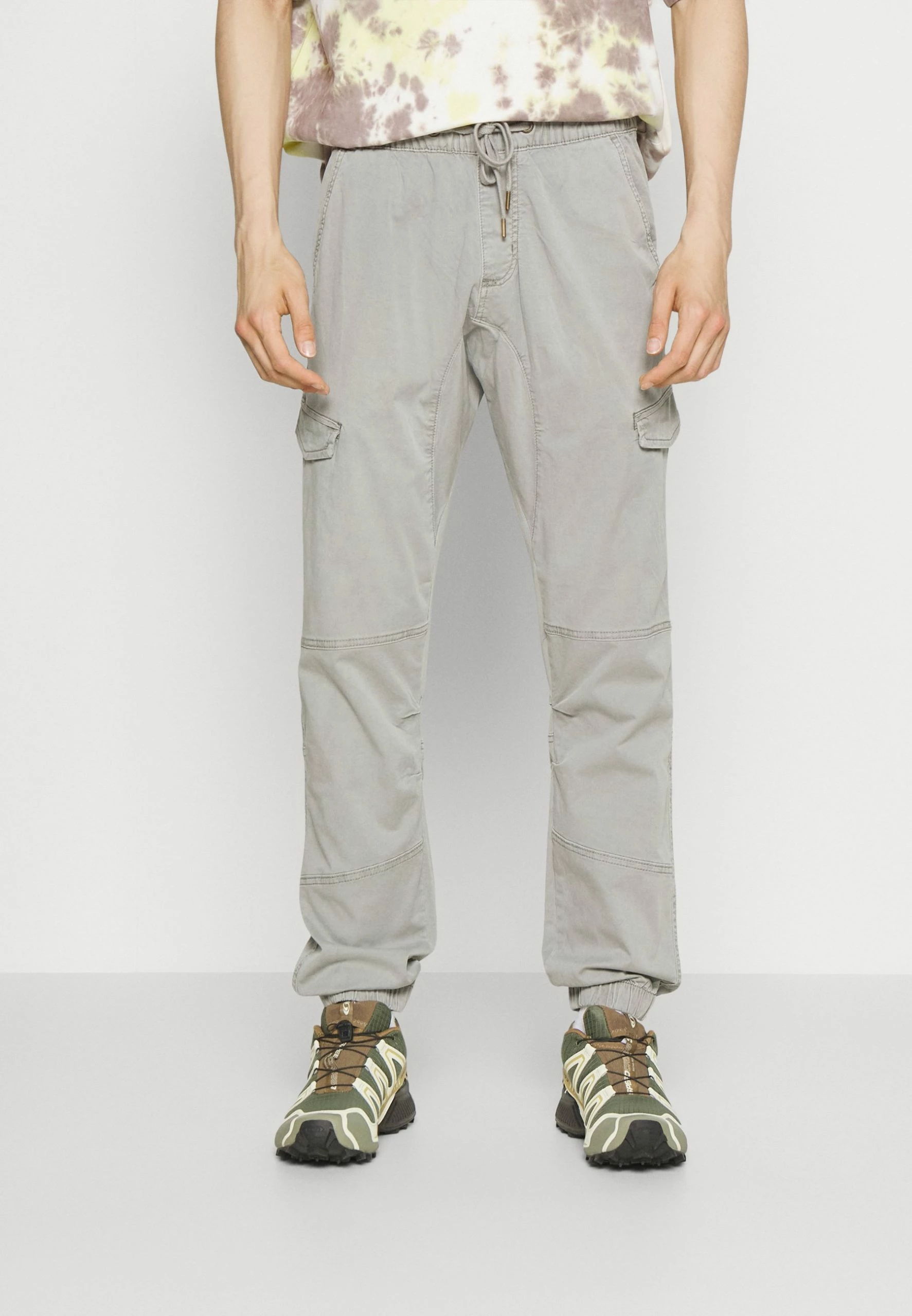 Indicode Jeans Levi - Cargobukse - Light Grey 3 Indicode Jeans Levi - Cargobukse - Light Grey