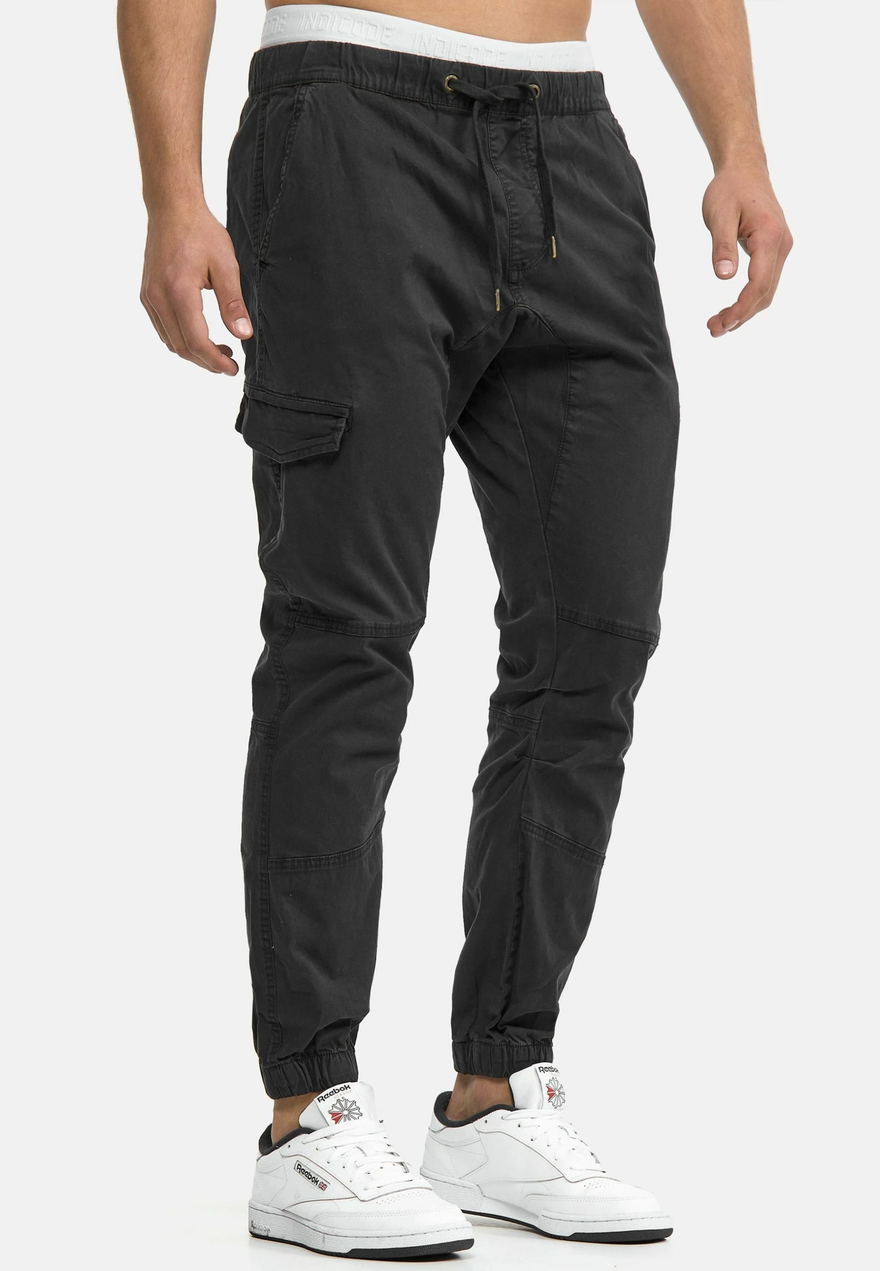 Indicode Jeans Levi - Cargobukse - Black 7 Indicode Jeans Levi - Cargobukse - Black - Bilde 5
