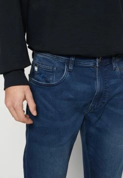 Indicode Jeans Coil Jogger - Jeans Tapered Fit - Medium Indigo -Indicode Jeans Salgsbutikk 13c9e107f0564ae7bfaf2228c5198003