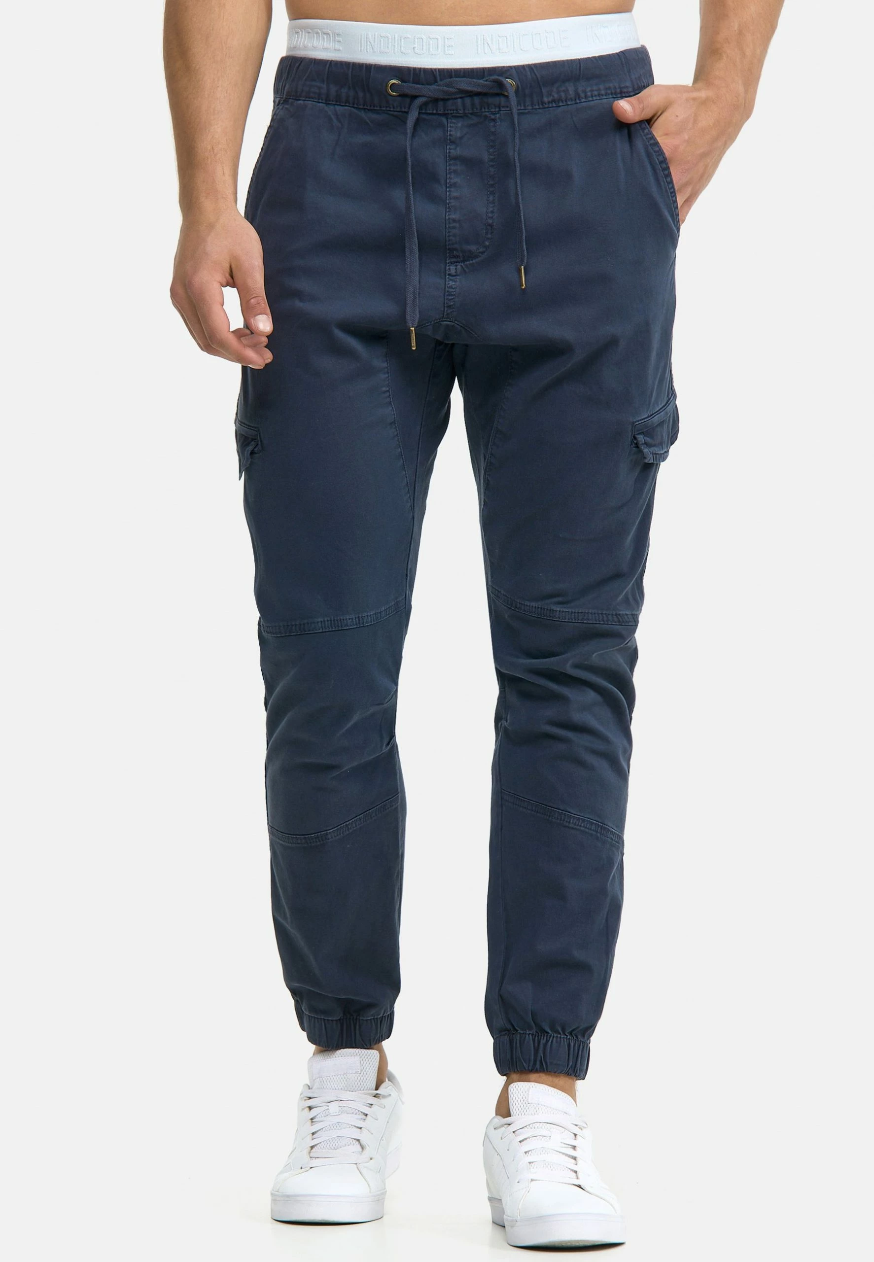 Indicode Jeans Levi - Cargobukse - Navy 3 Indicode Jeans Levi - Cargobukse - Navy