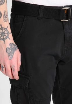 Indicode Jeans William - Cargobukse - Black -Indicode Jeans Salgsbutikk 17140861f5f946d3a9379cc16da54601