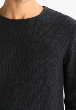 Indicode Jeans Kristan - Strikkegenser - Black -Indicode Jeans Salgsbutikk 1985424be97d4d6ba758cdecd930e17e