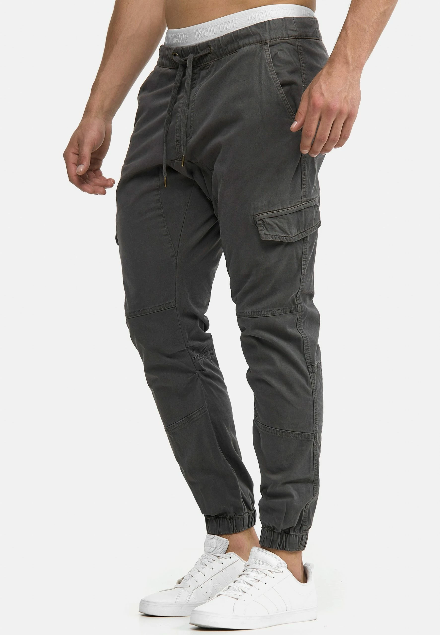 Indicode Jeans Levi - Cargobukse - Raven 6 Indicode Jeans Levi - Cargobukse - Raven - Bilde 4