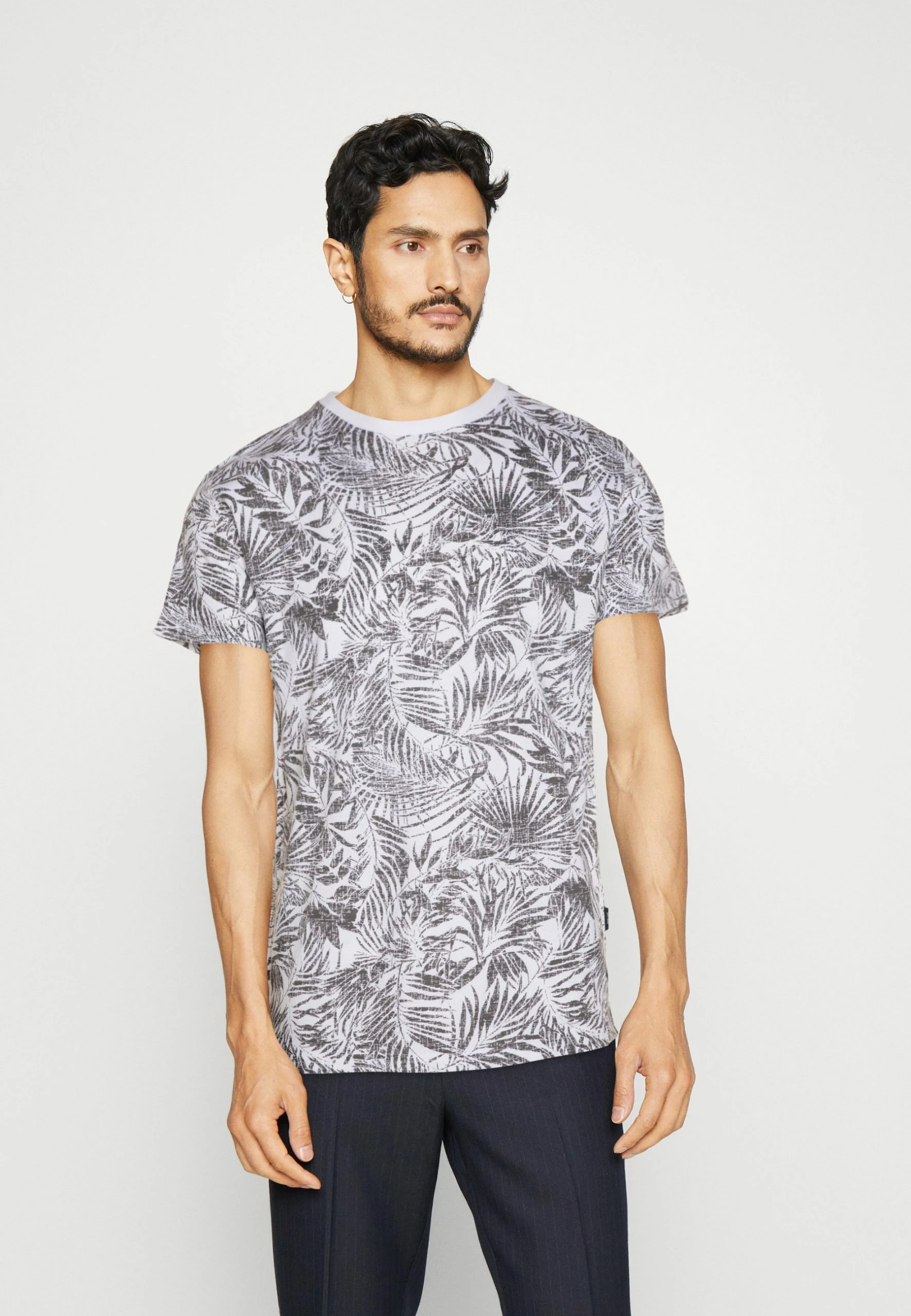 Indicode Jeans Palme - T-Shirts Med Print - Offwhite 3 Indicode Jeans Palme - T-Shirts Med Print - Offwhite