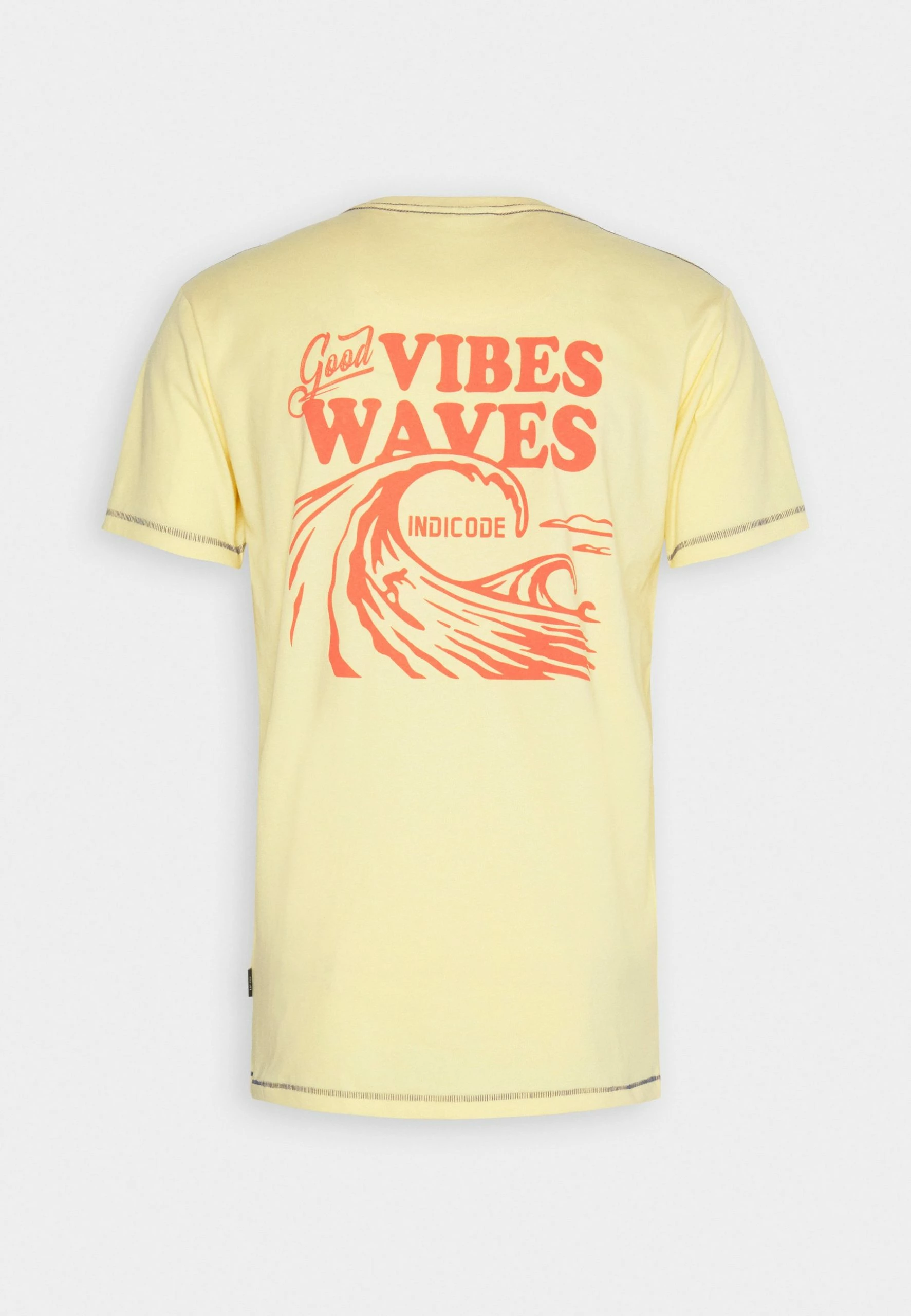 Indicode Jeans Wave - T-Shirts Med Print - Golden Haze 8 Indicode Jeans Wave - T-Shirts Med Print - Golden Haze - Bilde 6