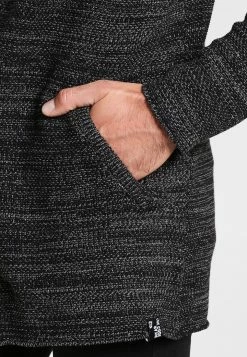 Indicode Jeans Denzel - Cardigan - Black -Indicode Jeans Salgsbutikk 5761707248064ffda20328c151fae3a7