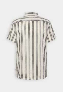 Indicode Jeans Vito - Skjorte - Off-White/Dark Blue -Indicode Jeans Salgsbutikk 6786c3cc8eea4757ad9e05fbb5e90761