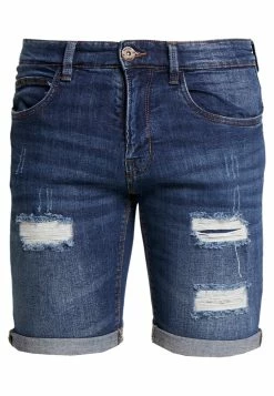 Indicode Jeans Kaden Holes - Jeansshorts - Medium Indigo -Indicode Jeans Salgsbutikk 6f328fae79e44cb9bdeb36ed871ab6e7