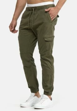 Indicode Jeans Levi - Cargobukse - Army -Indicode Jeans Salgsbutikk 8ec594830acd41d291a93f069b4380d1