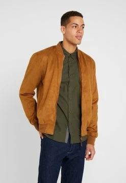 Indicode Jeans Wayne - Imitert Skinnjakke - Camel