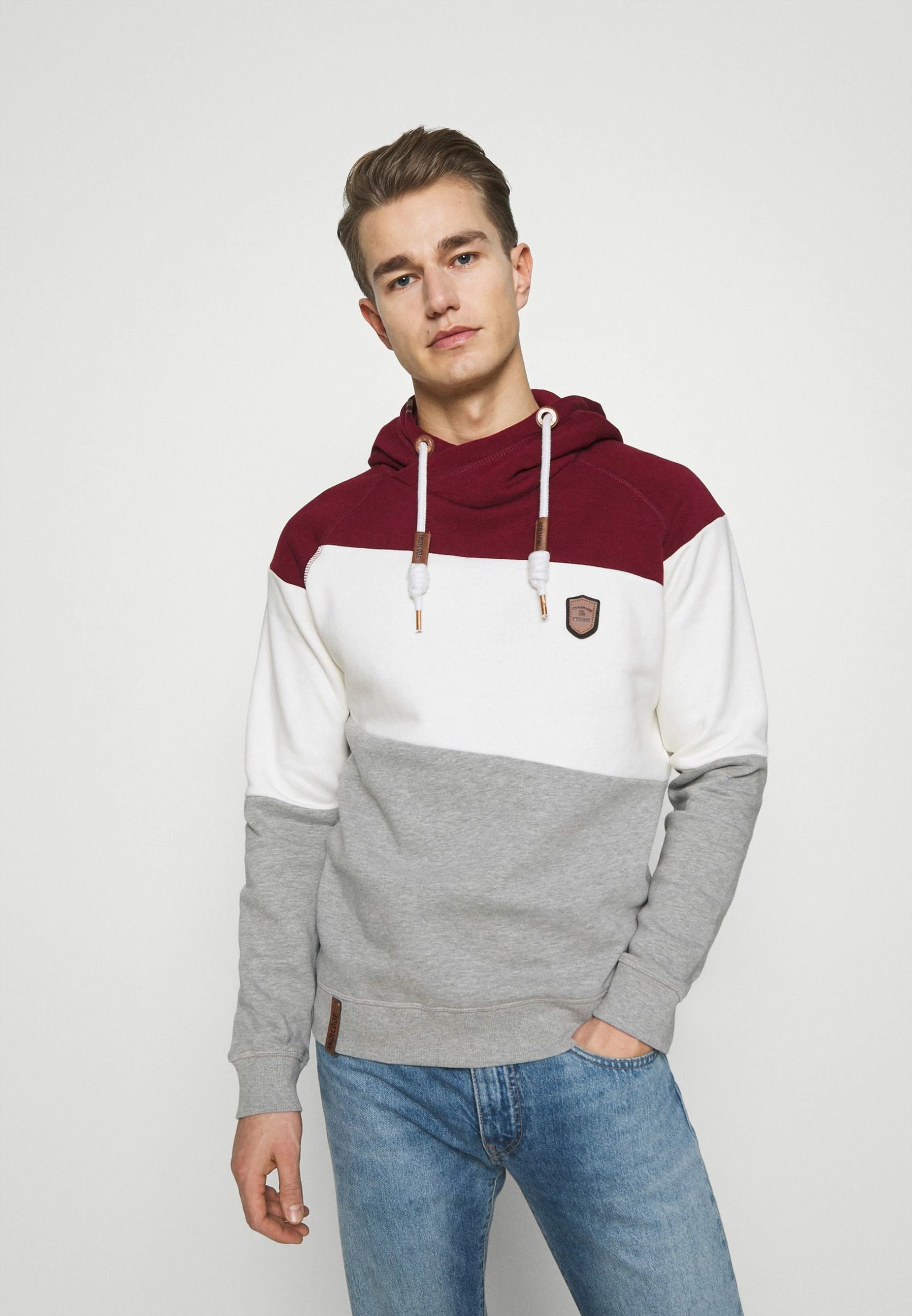 Indicode Jeans Pessac - Hoodie - Bordeaux 3 Indicode Jeans Pessac - Hoodie - Bordeaux