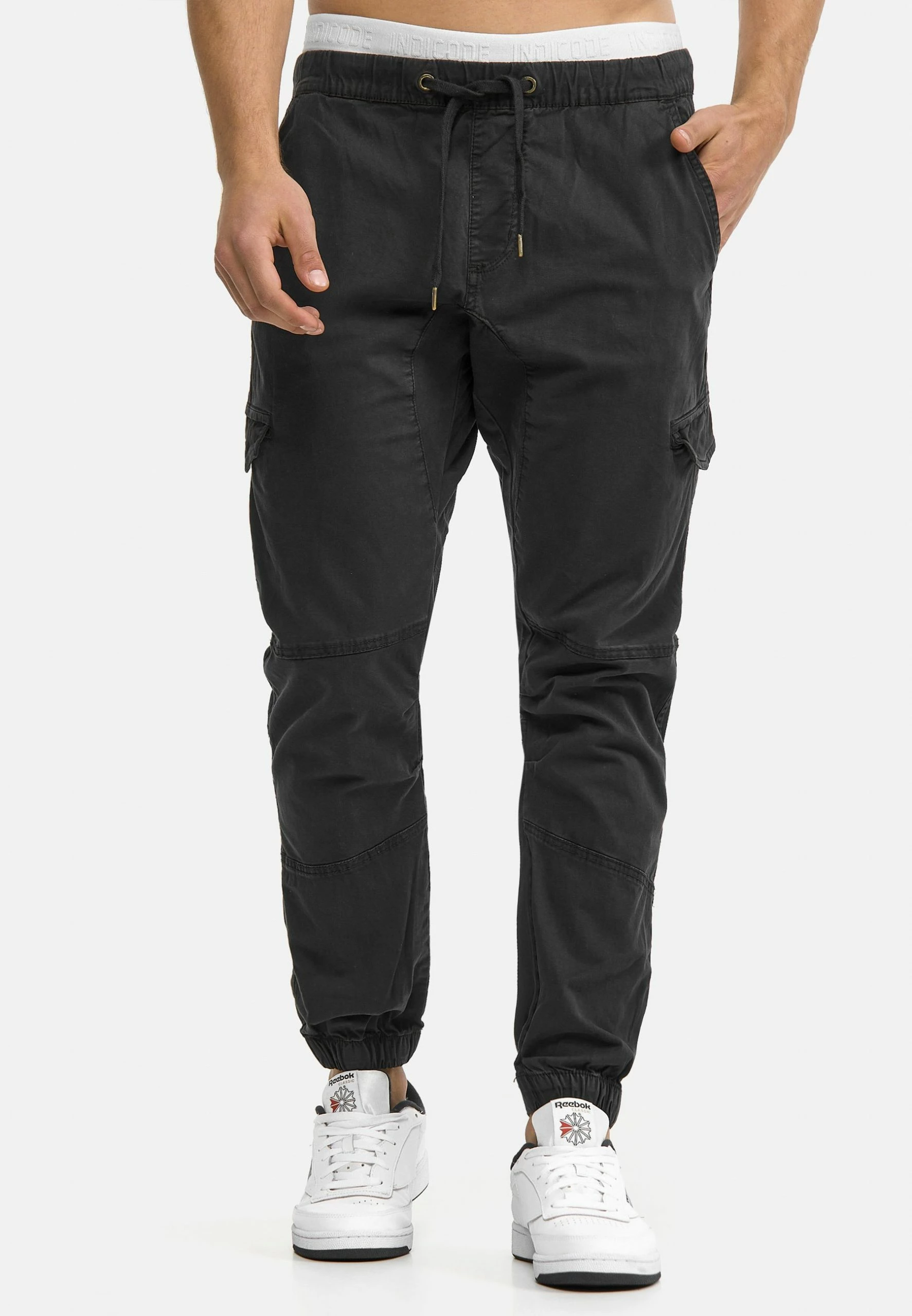 Indicode Jeans Levi - Cargobukse - Black 6 Indicode Jeans Levi - Cargobukse - Black - Bilde 4
