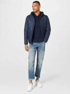 INDICODE JEANS Overgangsjakke 'Perkins' Mørkeblå -Indicode Jeans Salgsbutikk b050b7b6a3f3bb5e700854e701ceac28