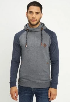 Indicode Jeans Dyott - Hoodie - Navy Mix