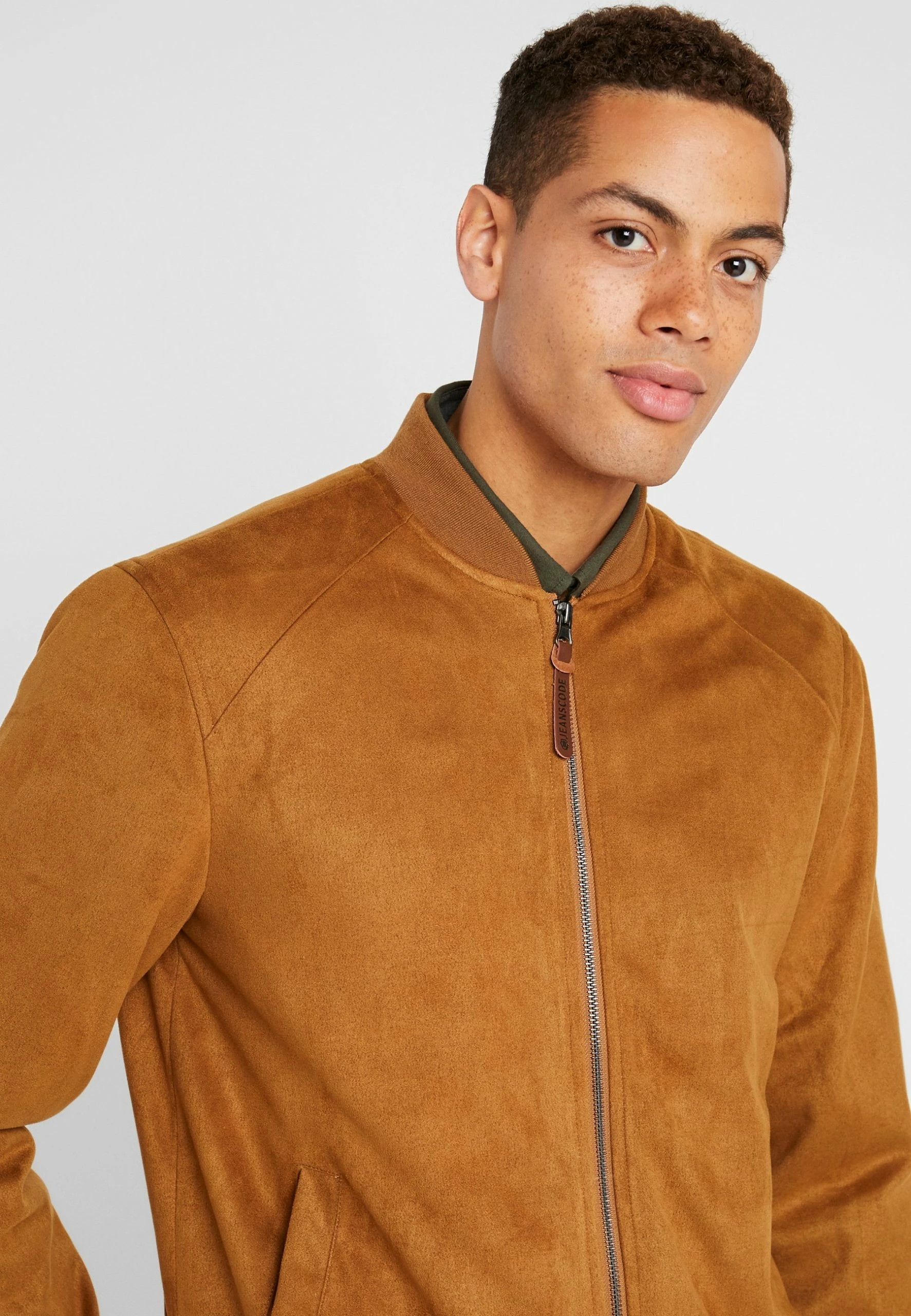 Indicode Jeans Wayne - Imitert Skinnjakke - Camel 7 Indicode Jeans Wayne - Imitert Skinnjakke - Camel - Bilde 5