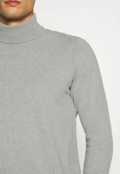 Indicode Jeans Burns - Strikkegenser - Mottled Light Grey -Indicode Jeans Salgsbutikk c0aef5874e9e4fc18a28332ddb860f04