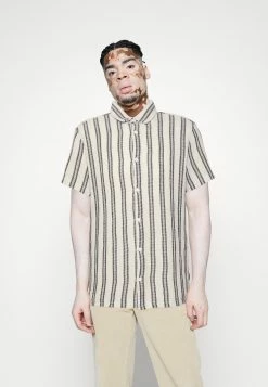 Indicode Jeans Vito - Skjorte - Off-White/Dark Blue