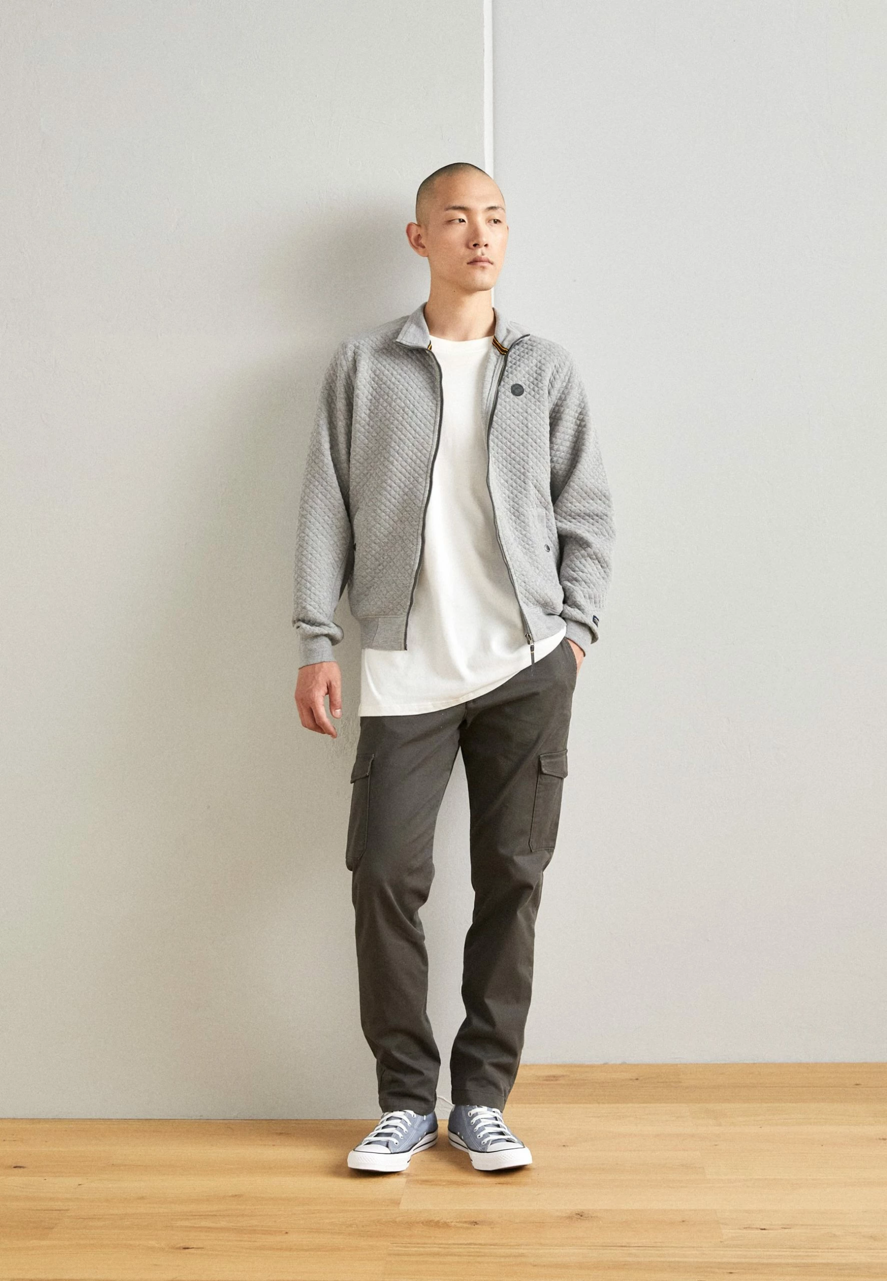 Indicode Jeans Inarton - Sweatjakke - Grey Mix 4 Indicode Jeans Inarton - Sweatjakke - Grey Mix - Bilde 2