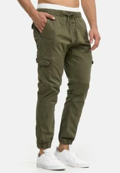 Indicode Jeans Levi - Cargobukse - Army