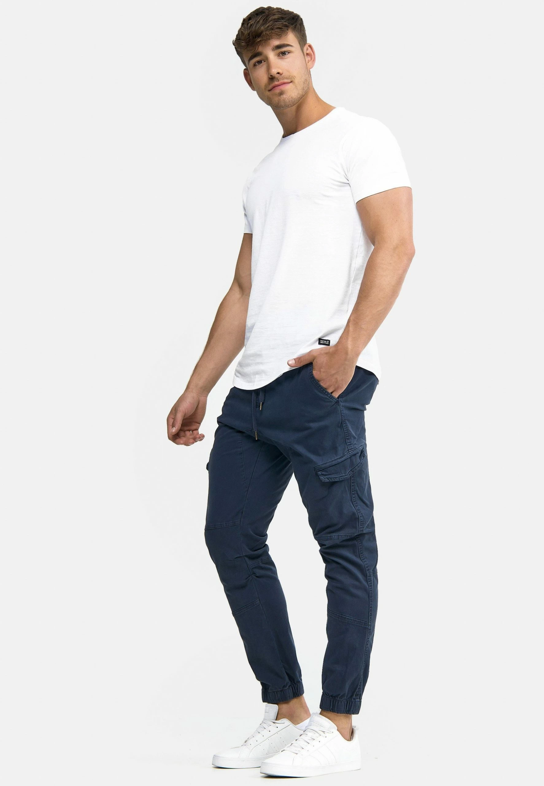 Indicode Jeans Levi - Cargobukse - Navy 4 Indicode Jeans Levi - Cargobukse - Navy - Bilde 2