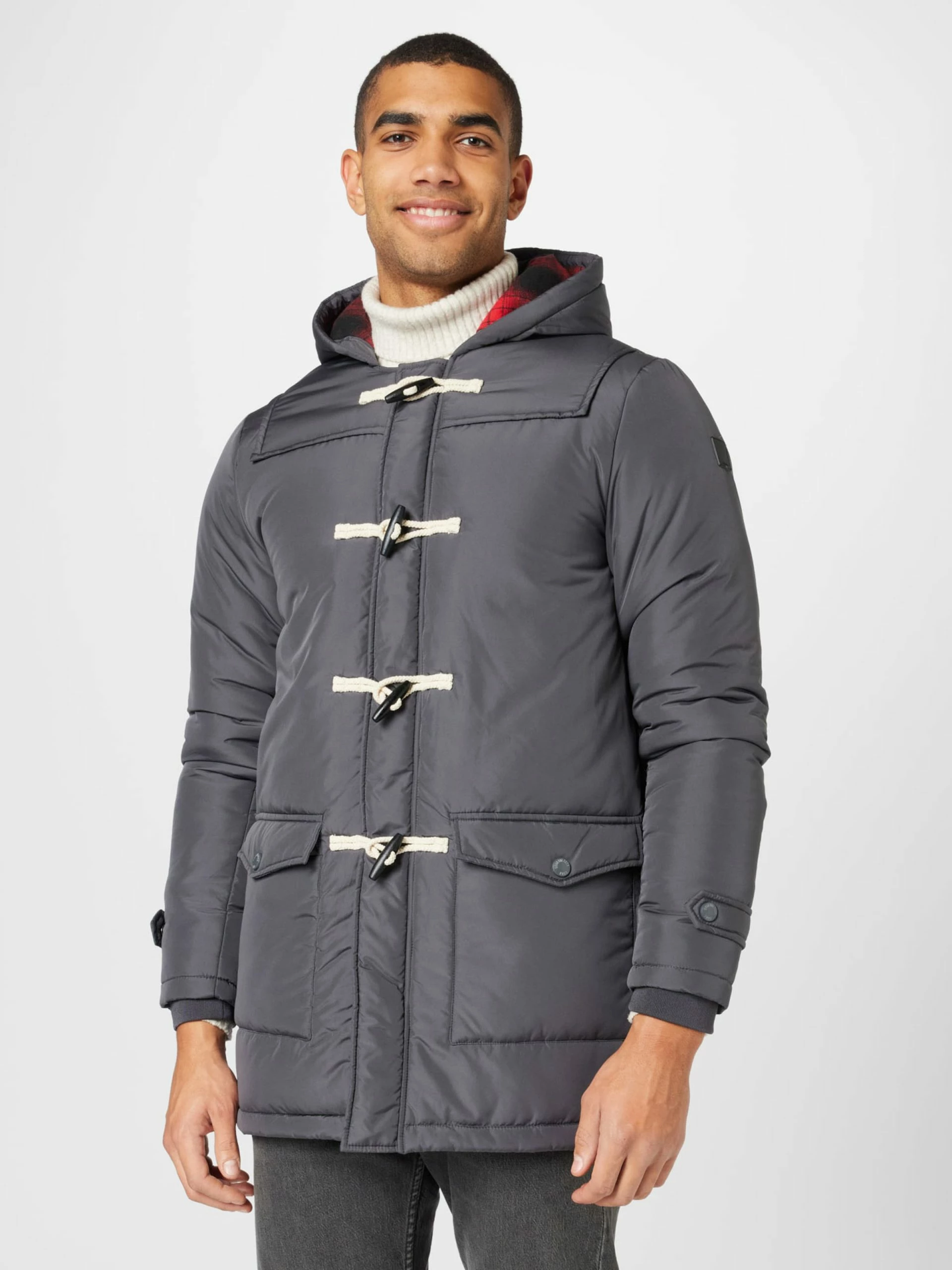 INDICODE JEANS Overgangsjakke 'Baltico' Mørkegrå 5 INDICODE JEANS Overgangsjakke 'Baltico' Mørkegrå - Bilde 3