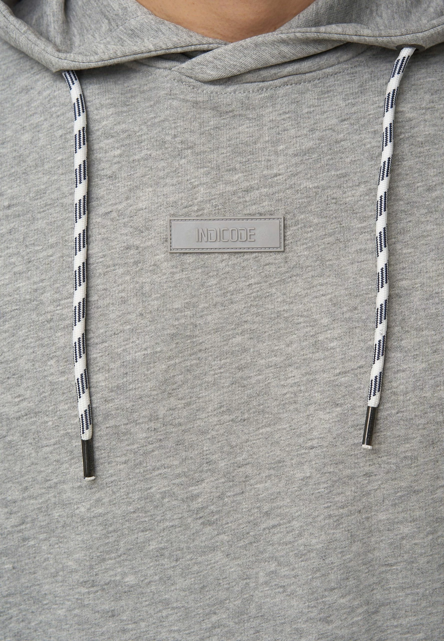 INDICODE JEANS Sweatshirt 'Bentley' Grå 9 INDICODE JEANS Sweatshirt 'Bentley' Grå - Bilde 8