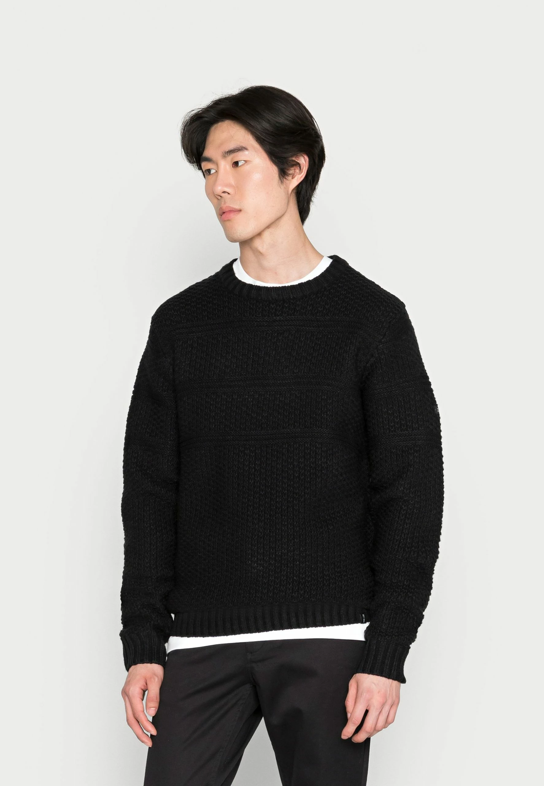 Indicode Jeans Bussel - Strikkegenser - Black 3 Indicode Jeans Bussel - Strikkegenser - Black