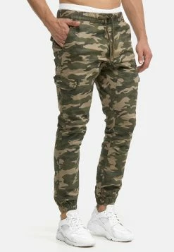 Indicode Jeans Levi - Cargobukse - Dired Camouflage -Indicode Jeans Salgsbutikk f3774d5939524618afc16a7d399d871b