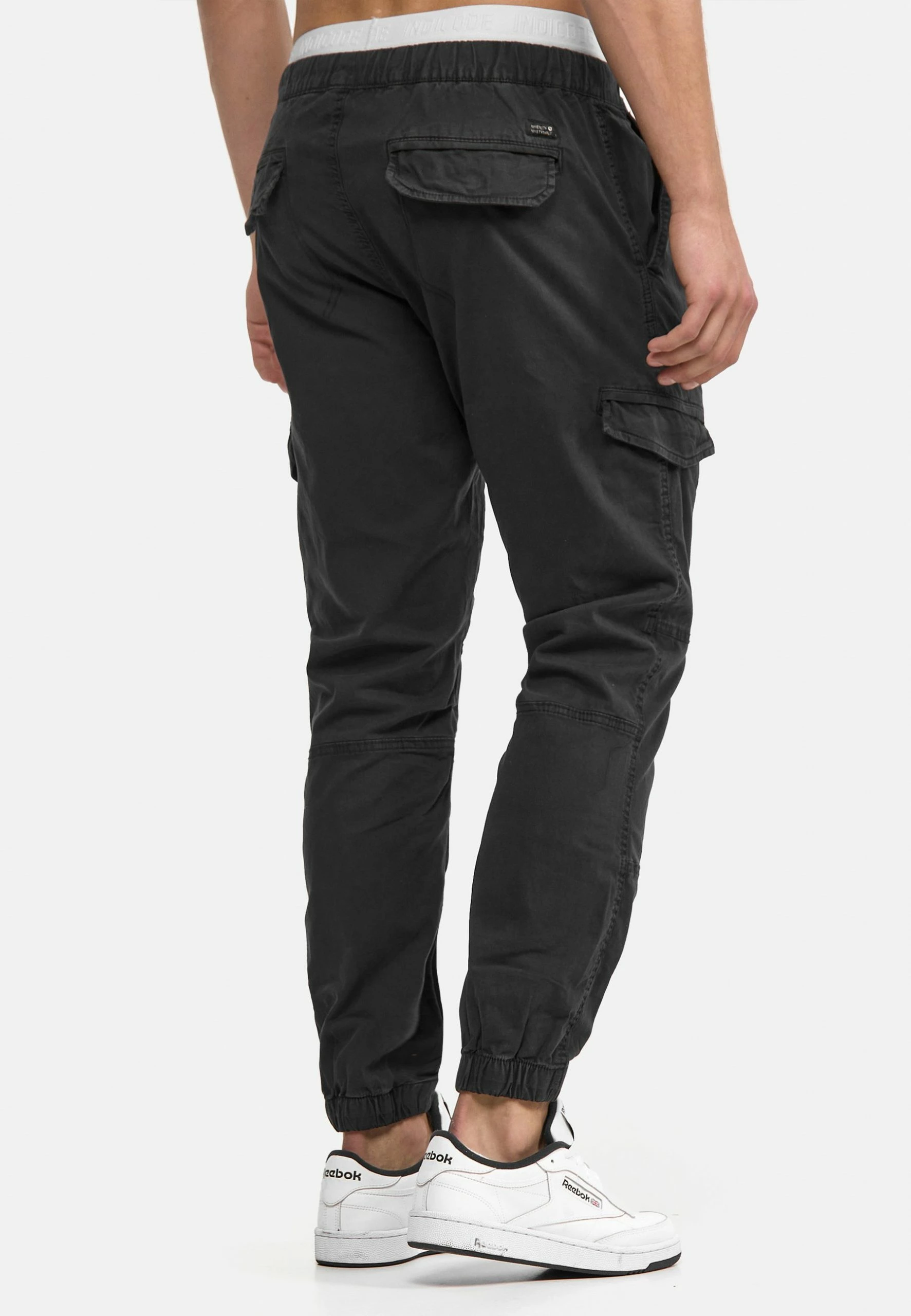 Indicode Jeans Levi - Cargobukse - Black 5 Indicode Jeans Levi - Cargobukse - Black - Bilde 3