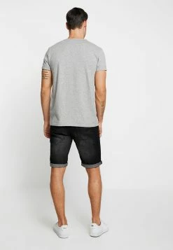 Indicode Jeans Kaden Holes - Jeansshorts - Black -Indicode Jeans Salgsbutikk ff636174ca7c4051964050c9943703ae