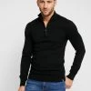 Indicode Jeans Ancona - Strikkegenser - Black -Indicode Jeans Salgsbutikk ffd96d30928a465daaae0cef56b67aa6